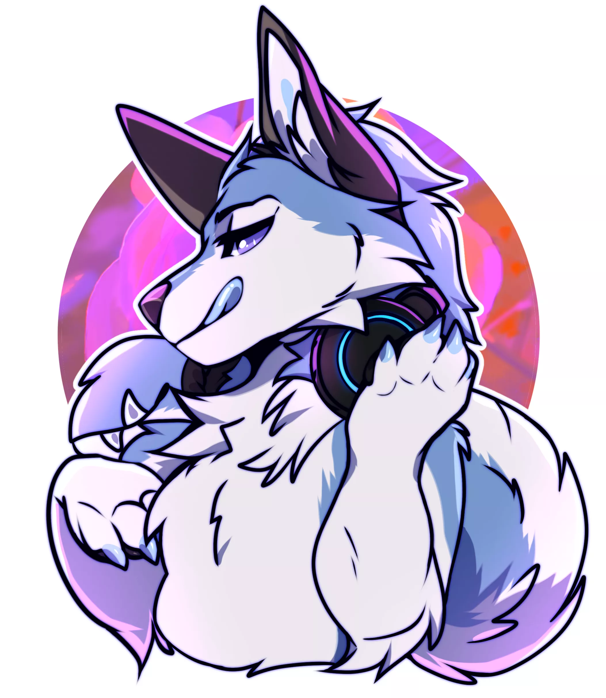 enjoying the beat! (art by me)