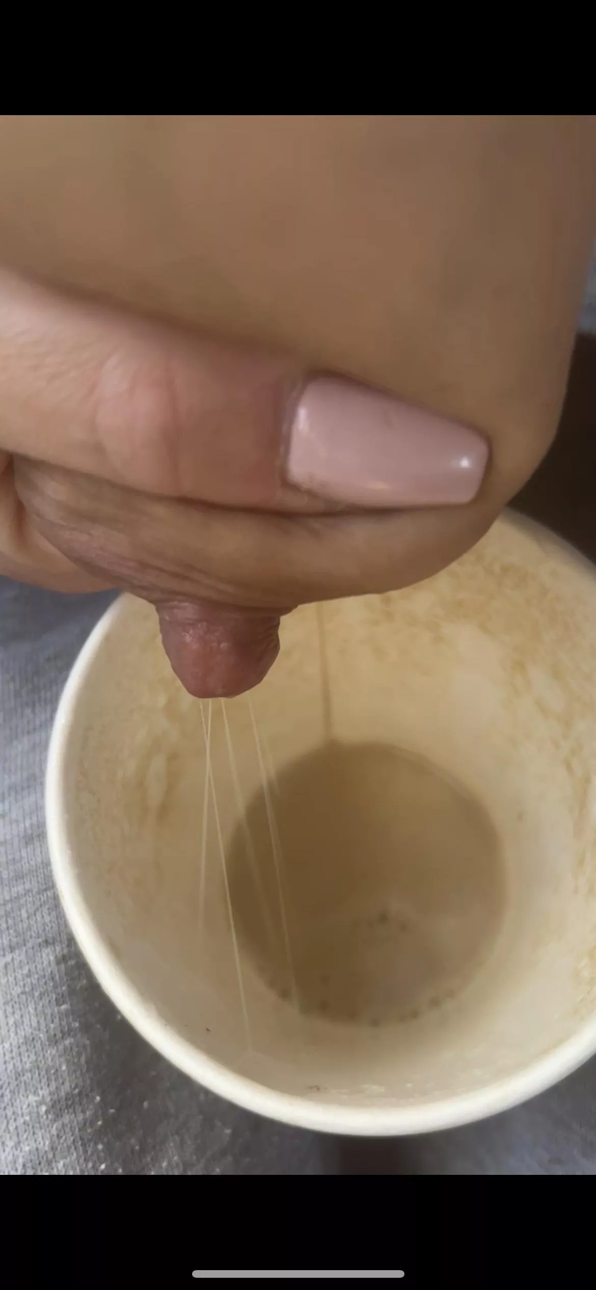 Extra shot of milk for being a good boy 