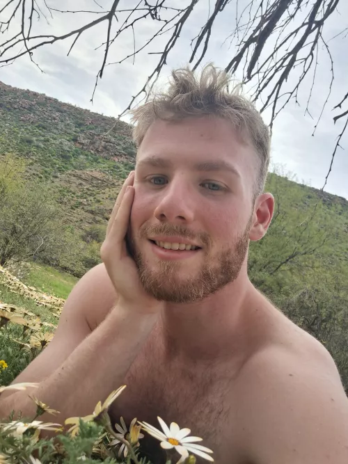 Frolicking in the flowers 💐