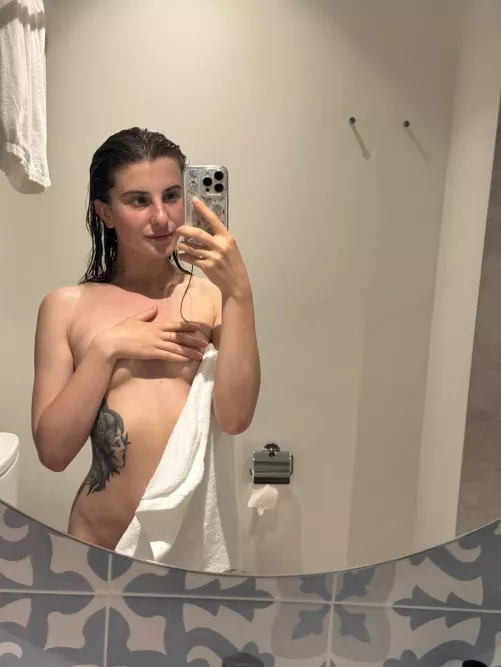 I sense how your member rises during my bath, am I correct?