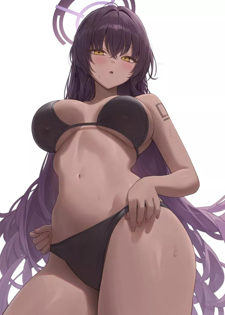 Karin looking good wearing black