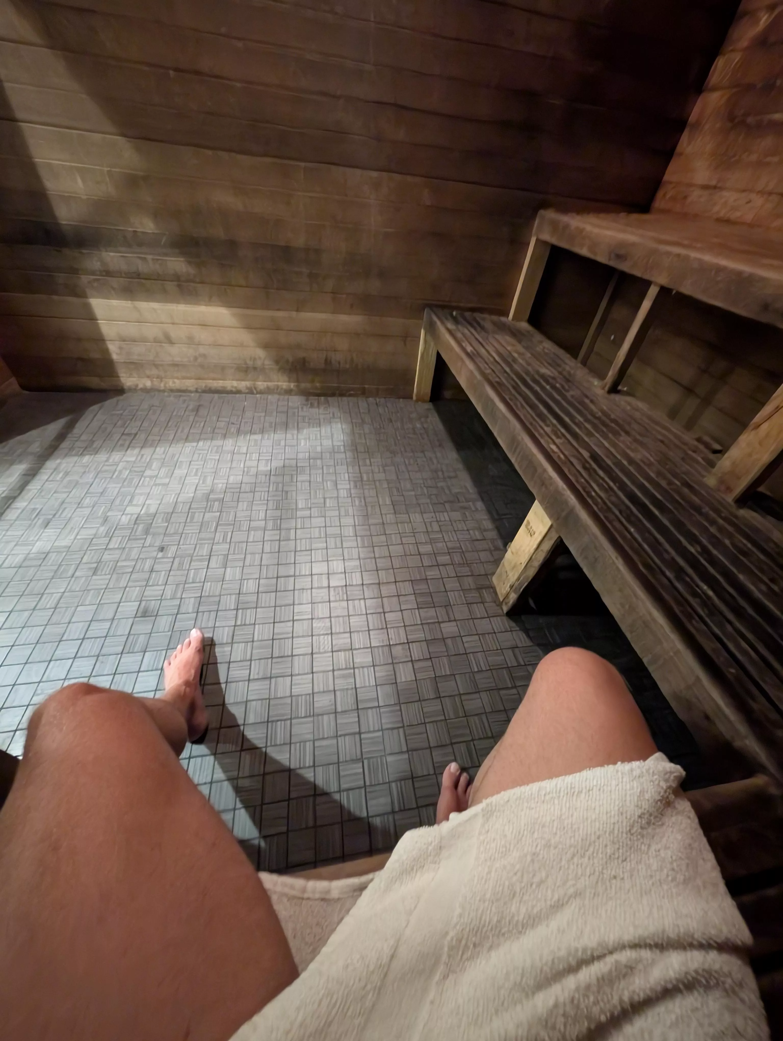 Let's hit the sauna 