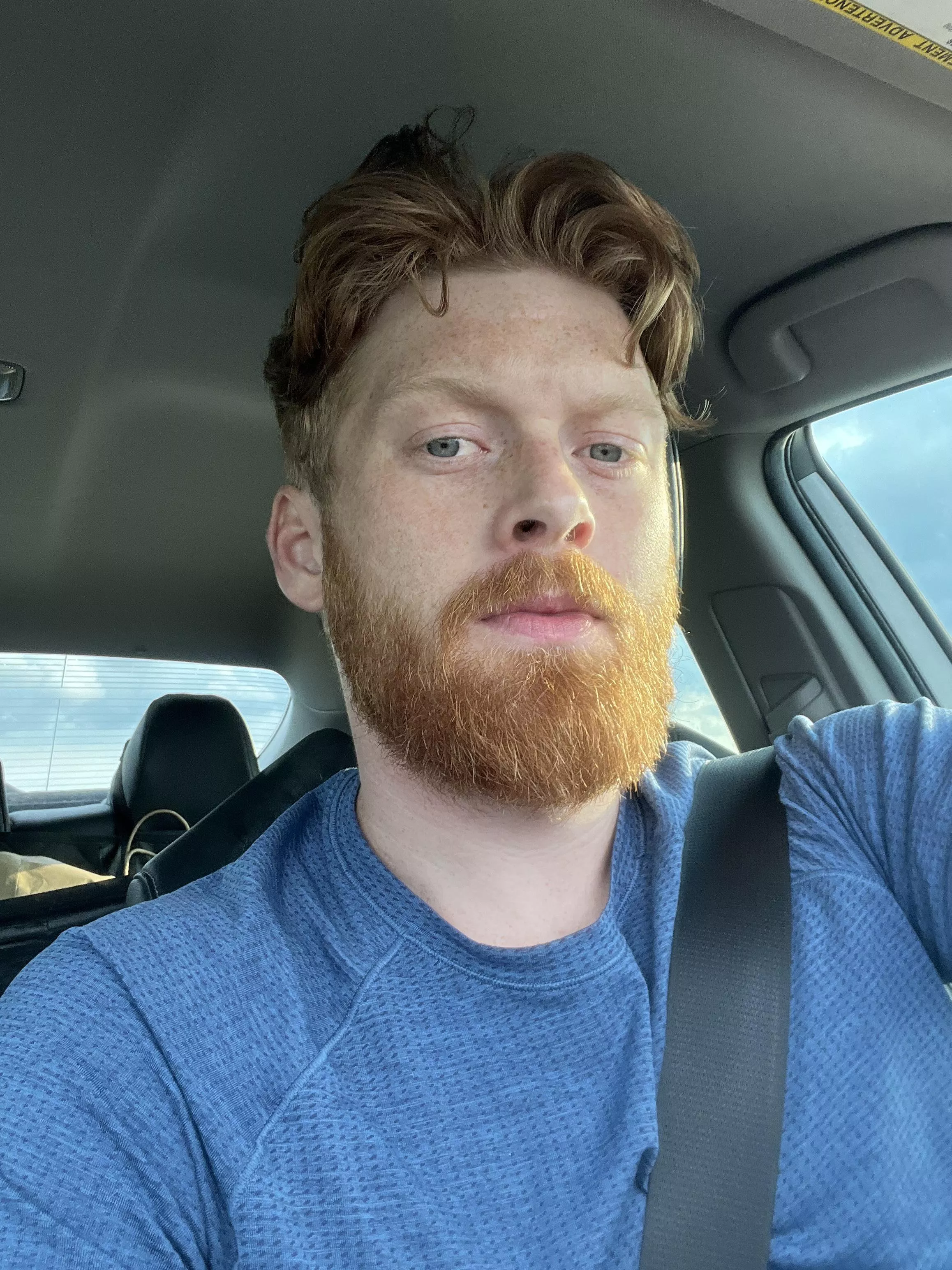 Messy hair. Idk why I look so serious. 🤣 