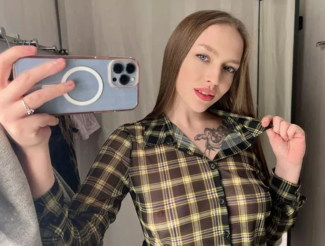 Oops, I think it's showing through around the nipples.