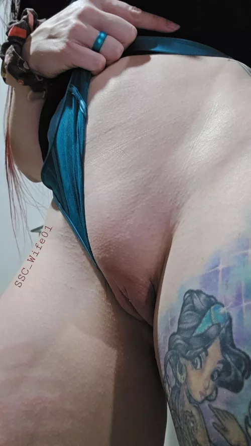 Pulled them to the side for you