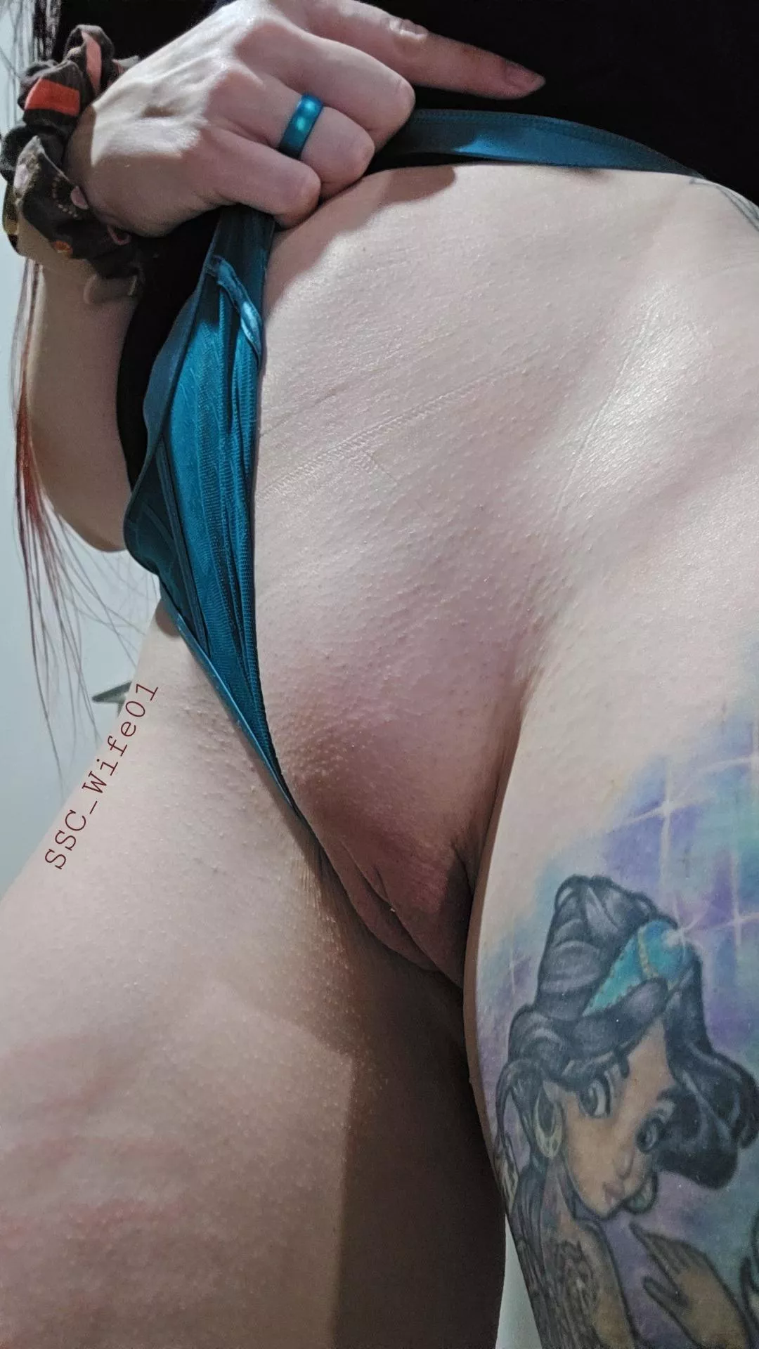 Pulled them to the side for you