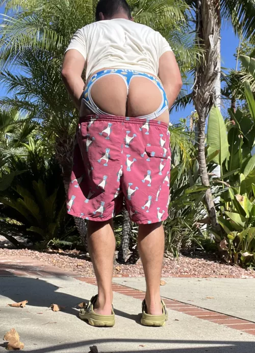 Quick one while washing the car