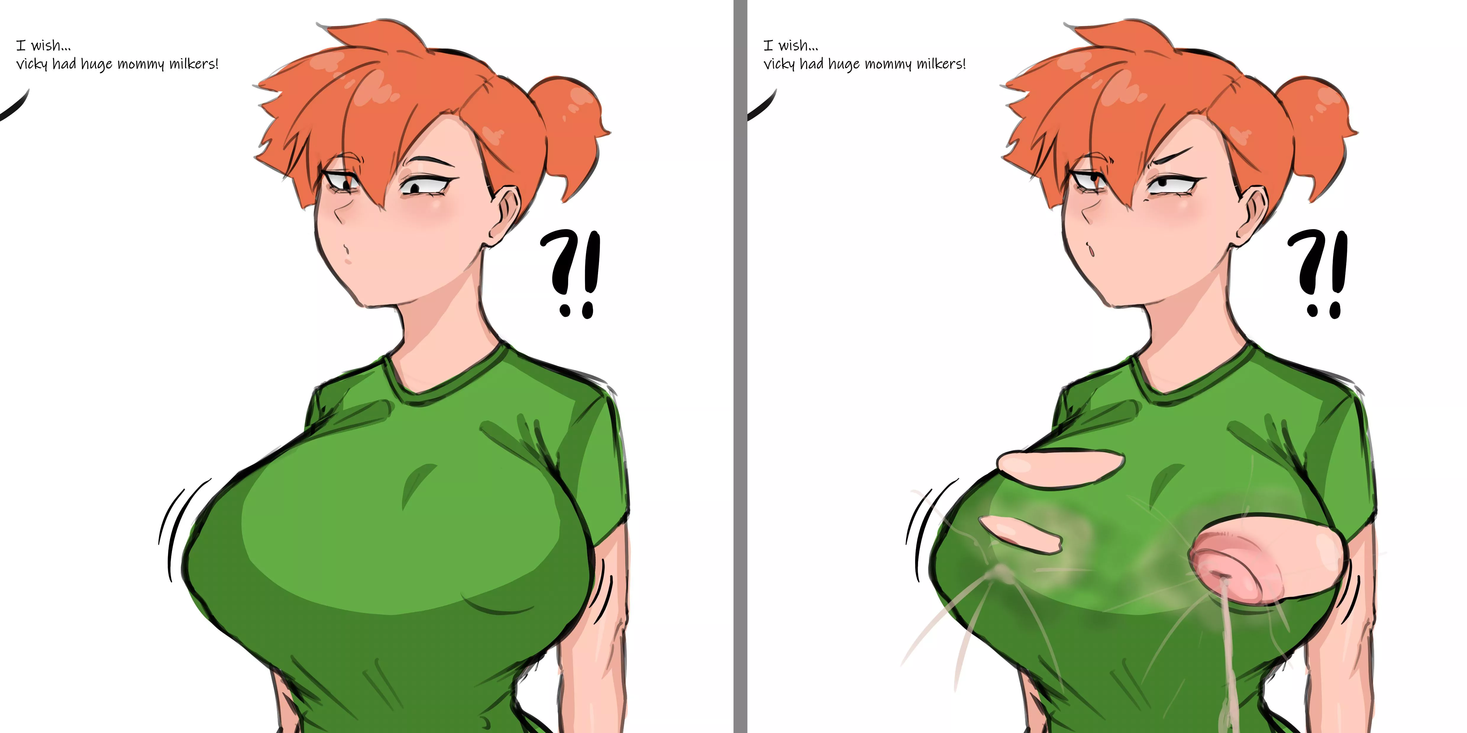 When the Oppai has milk