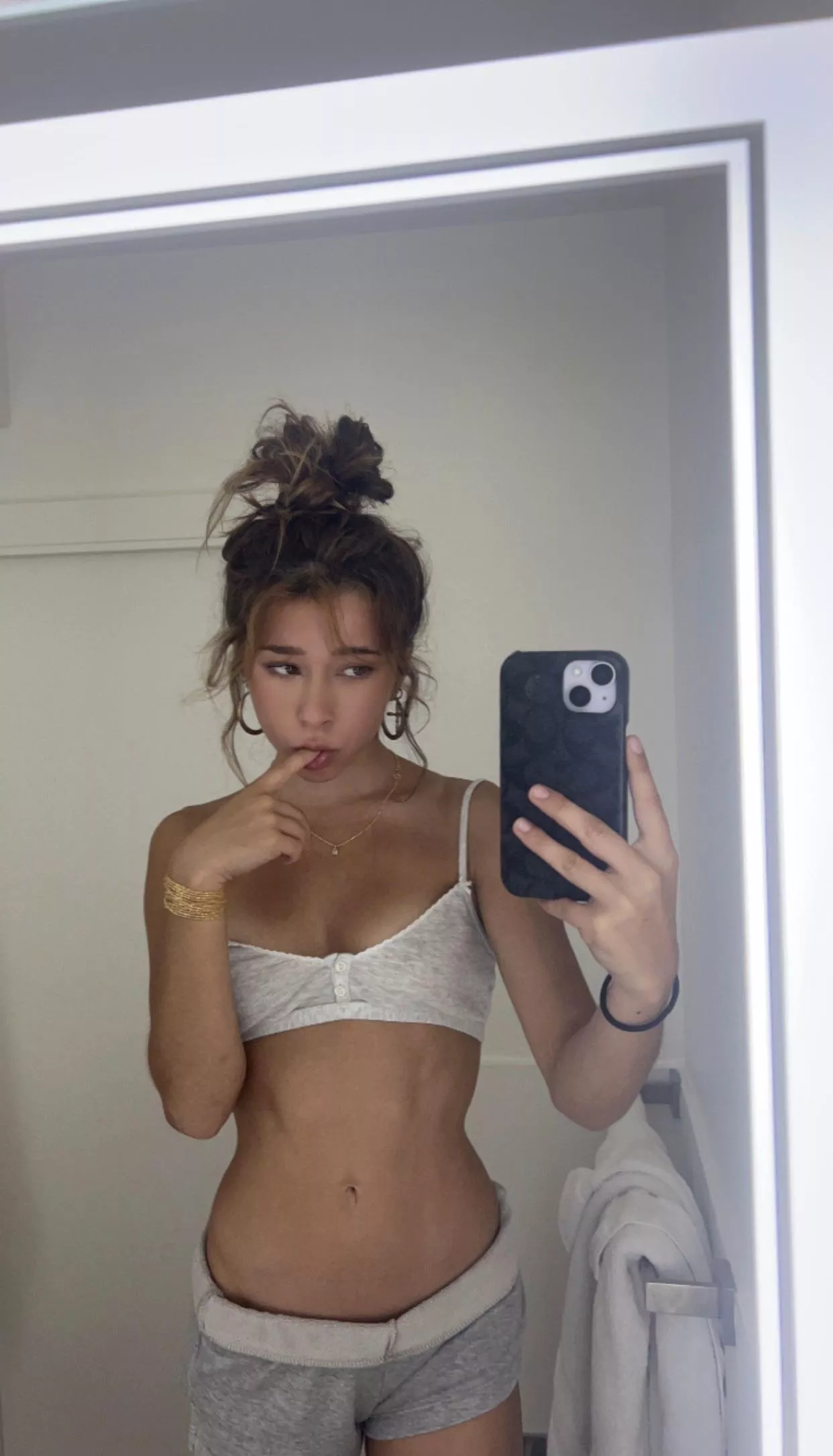 Bouta hop in the shower 🙈