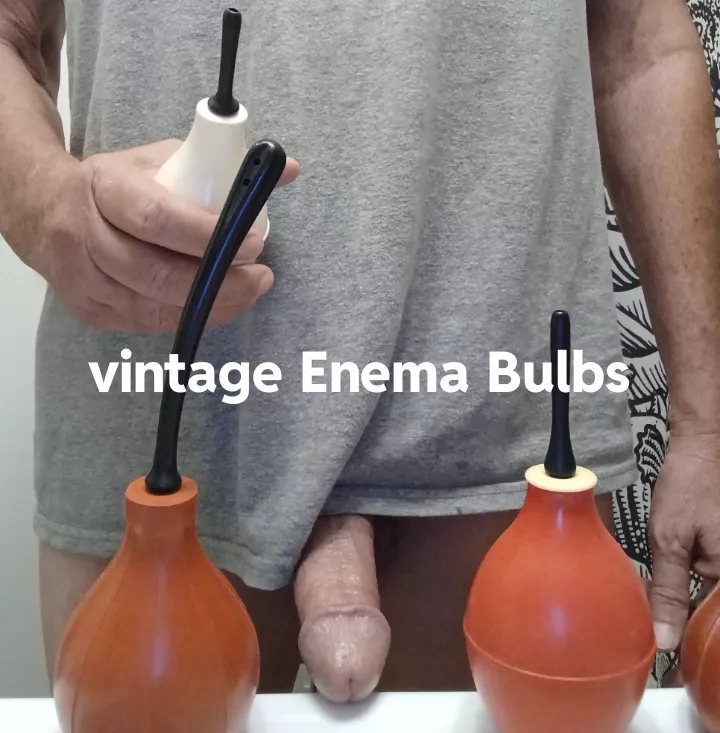 Enemas with Vintage Equipment 