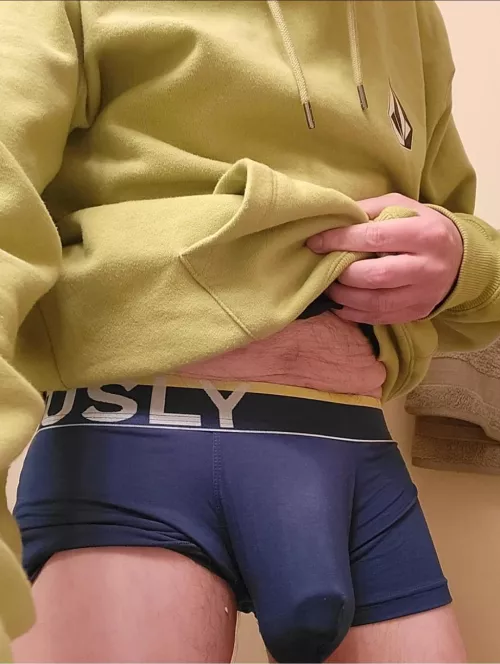 My underwear bulge
