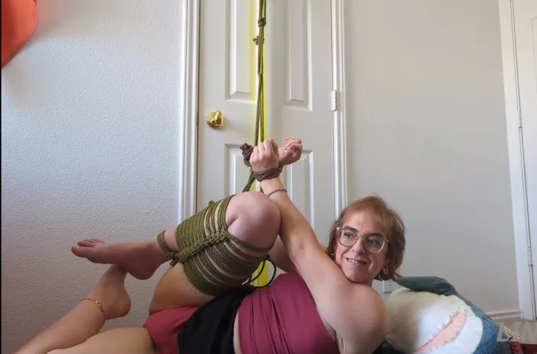 One of my first ever self partial suspensions 