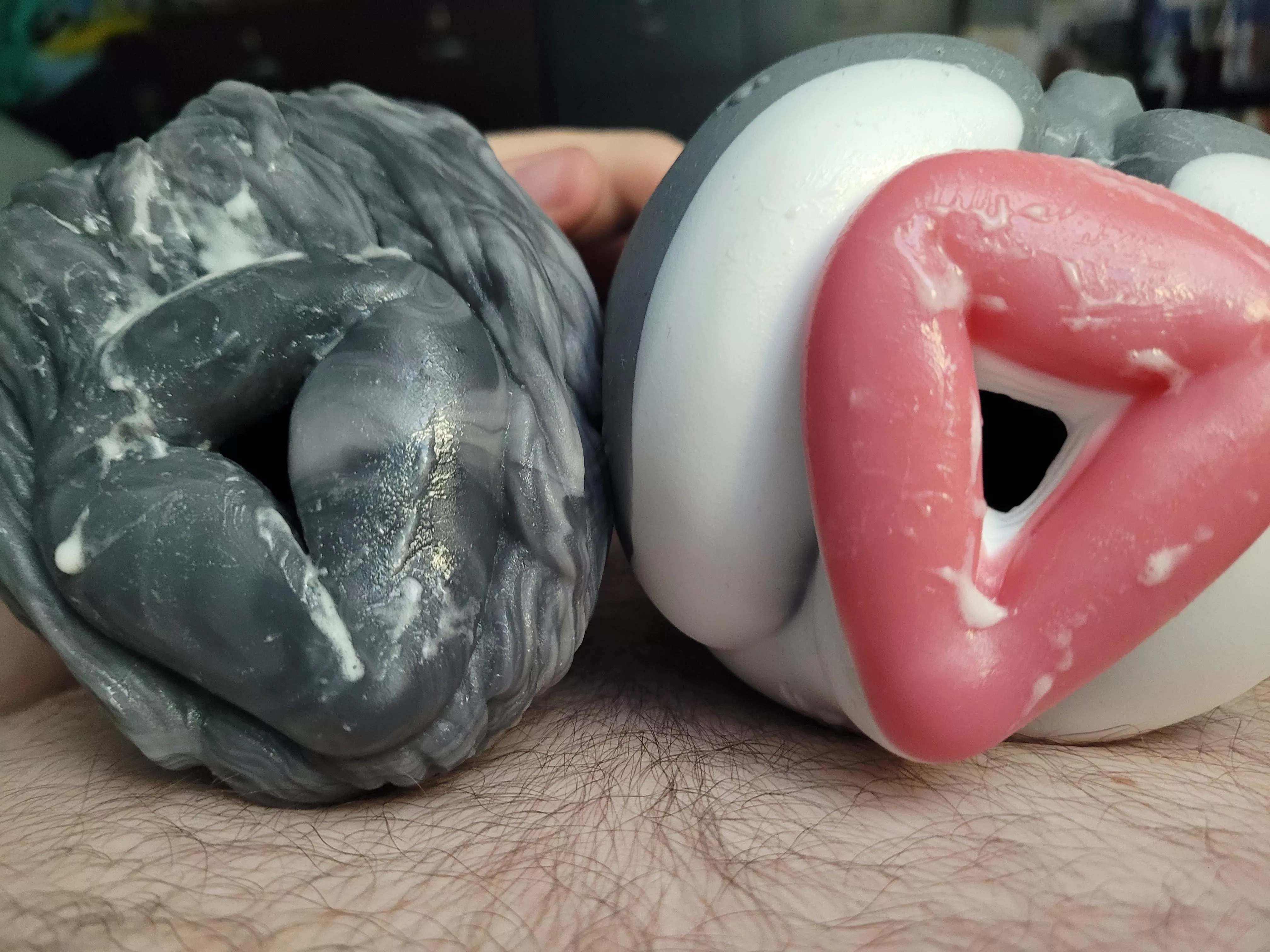 The aftermath of a night with a Werewolf and a Hellhound.