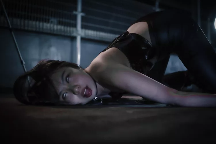 Tough night for our little nine cat