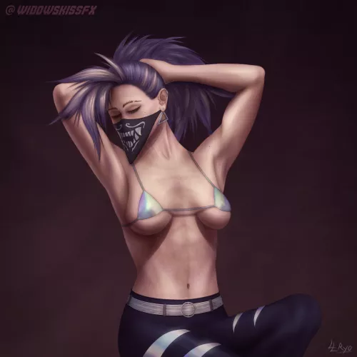 Akali after the show (WidowsKissFX / LL Ryo)