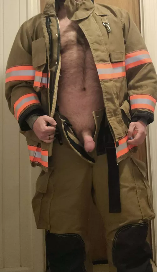 Any ladies looking for a horny firefighter?