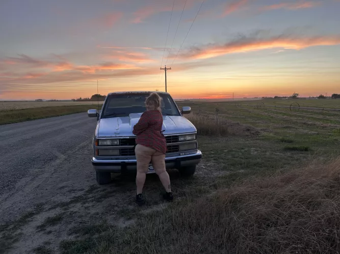 Chevy at Sunset
