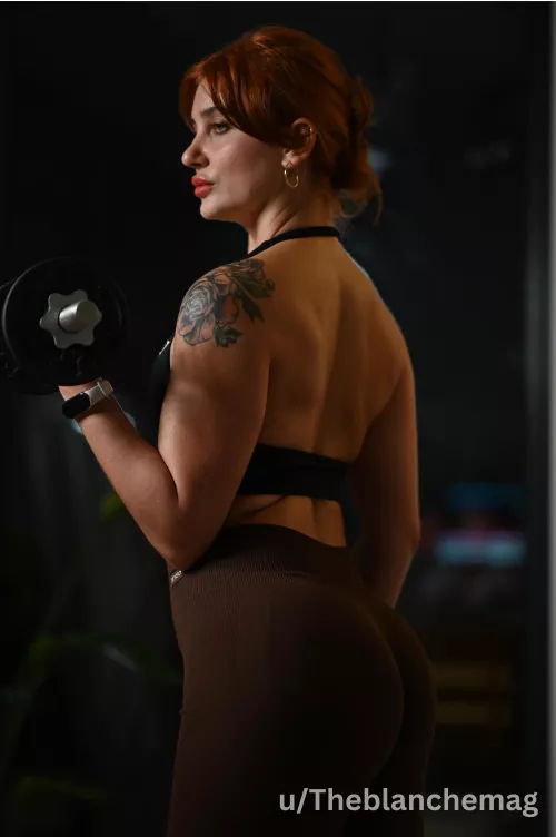 Feeling confident in my new sports bra!