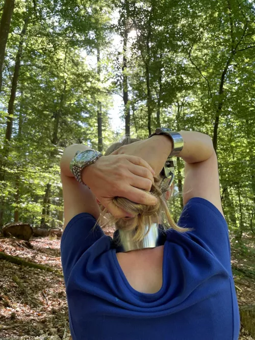 I prefer chunky steel around my wrists