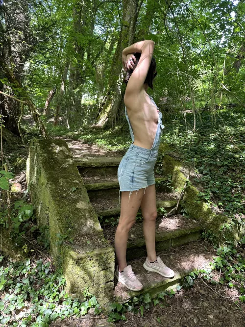 Its too warm for a shirt. Do you agree…(swiss milf)