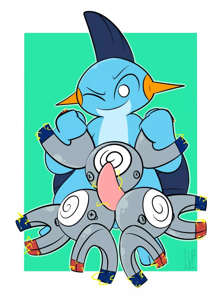 Marshtomp and magneton (1-uplock)