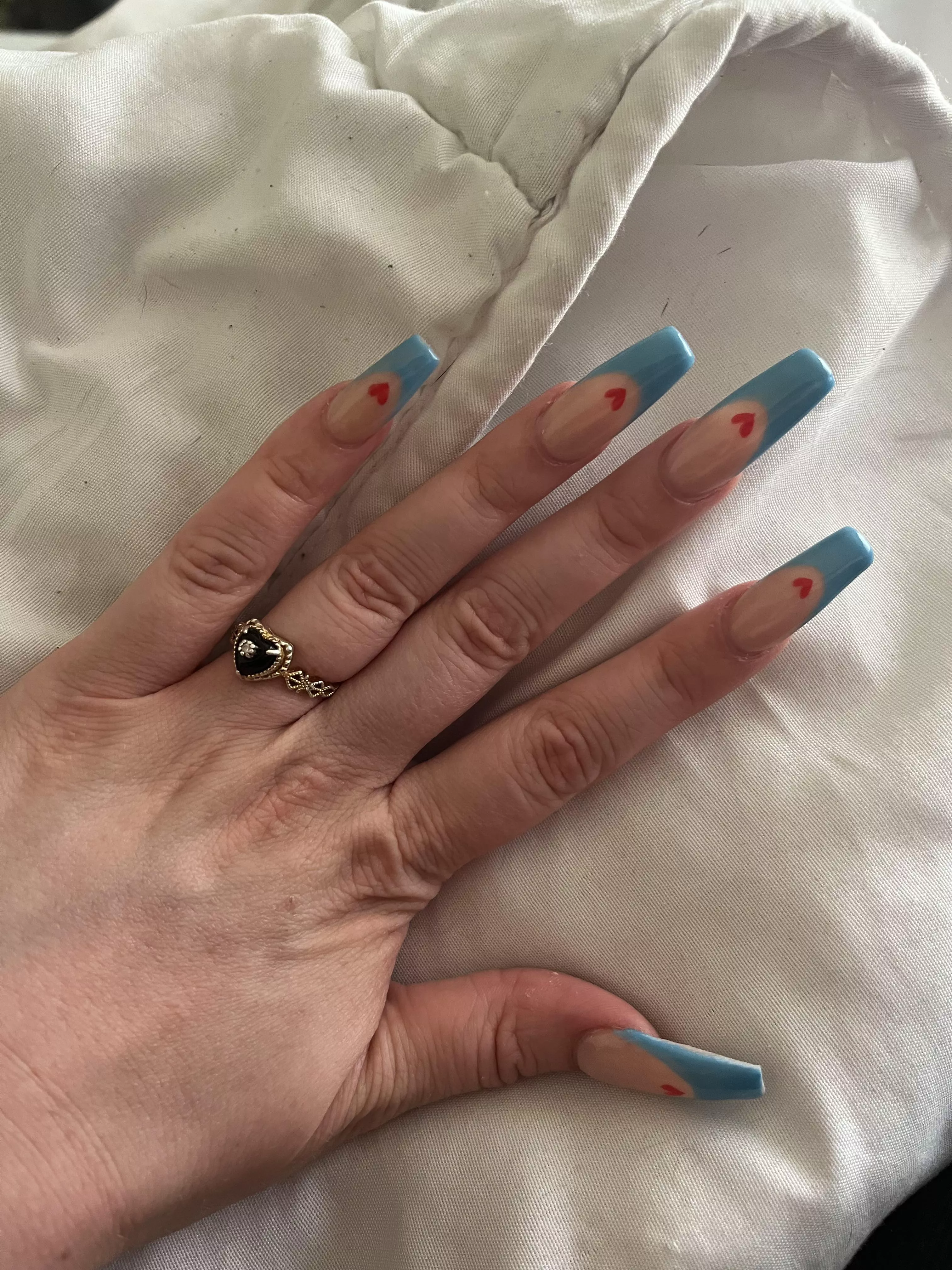 newest nails set, feeling weak?