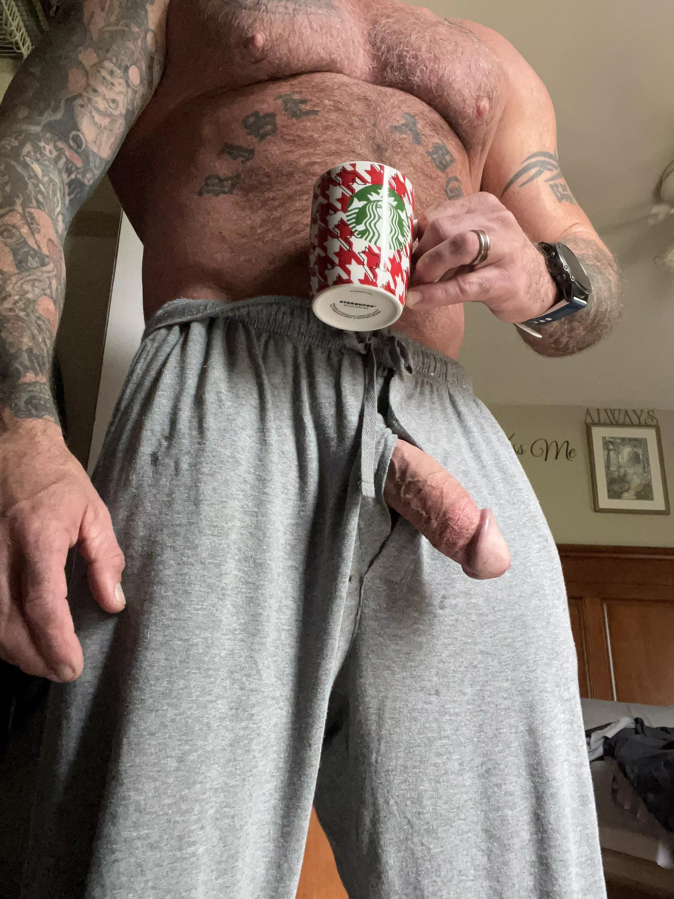 Be a good girl and top off daddy’s coffee (50)