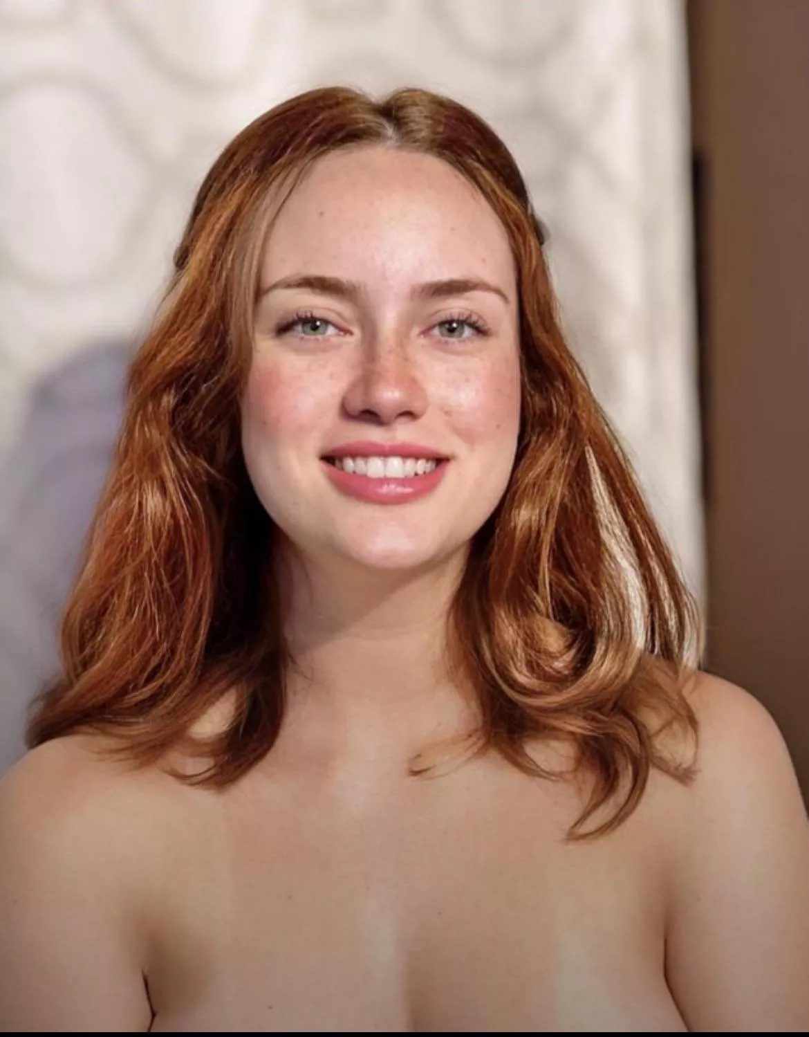 Freckles is the only thing im wearing 