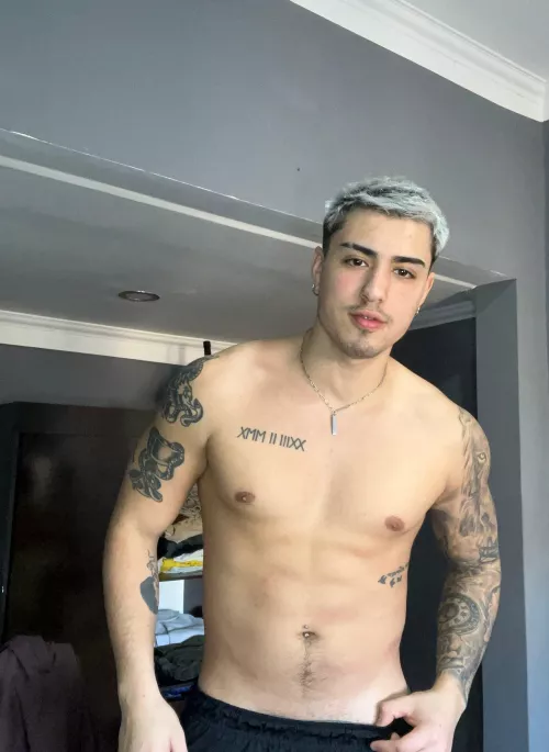 Get ready for a tattooed, muscle-packed, cock-teasing masterpiece