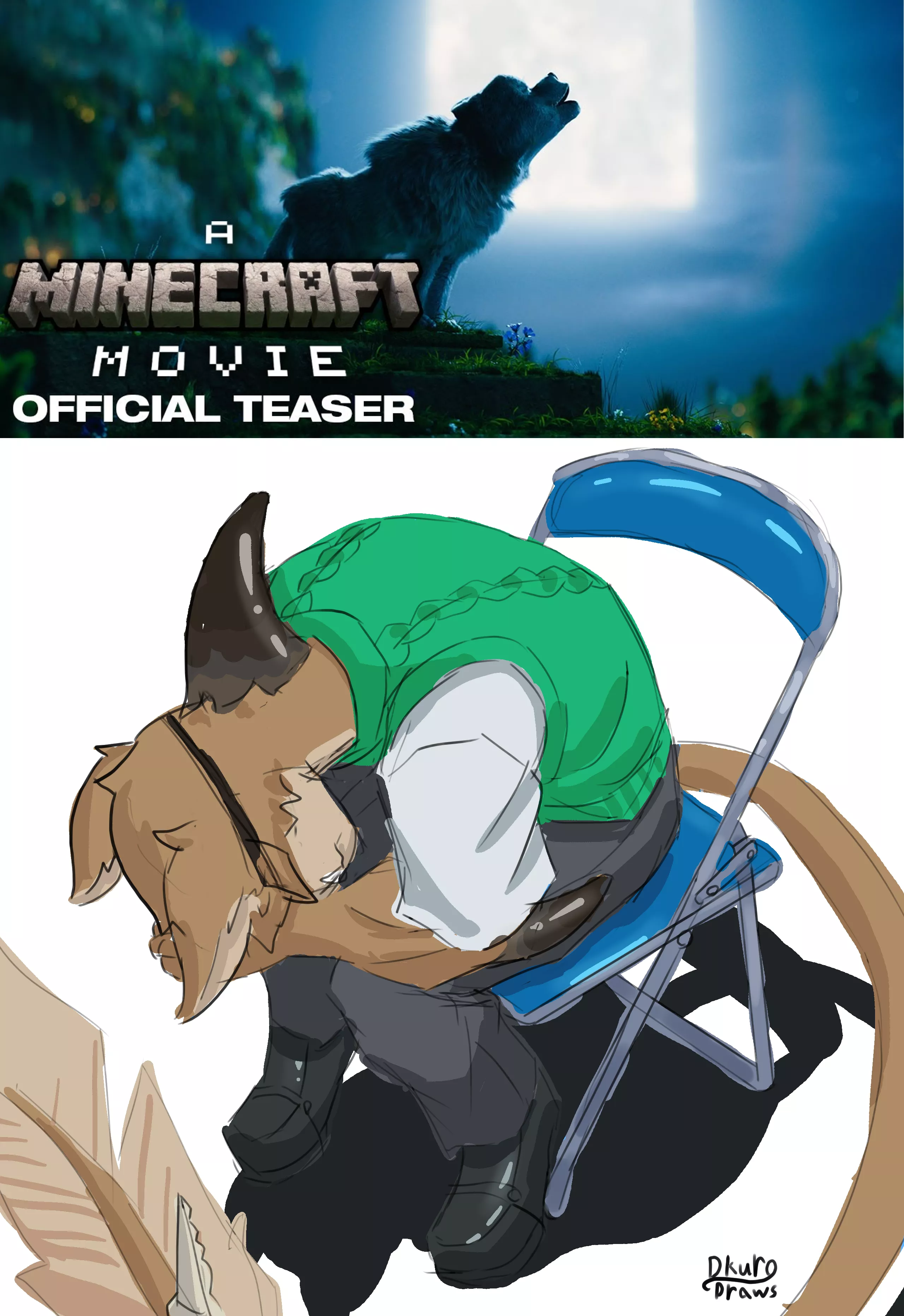 Hitting every Stage of grief because of silly block game kids movie.