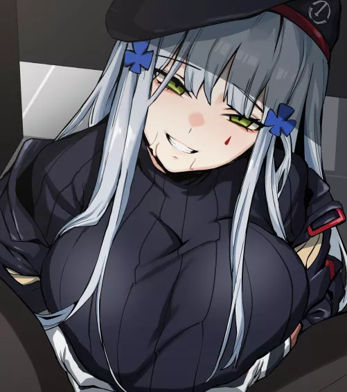 HK416 clothed paizuri (Banssee)