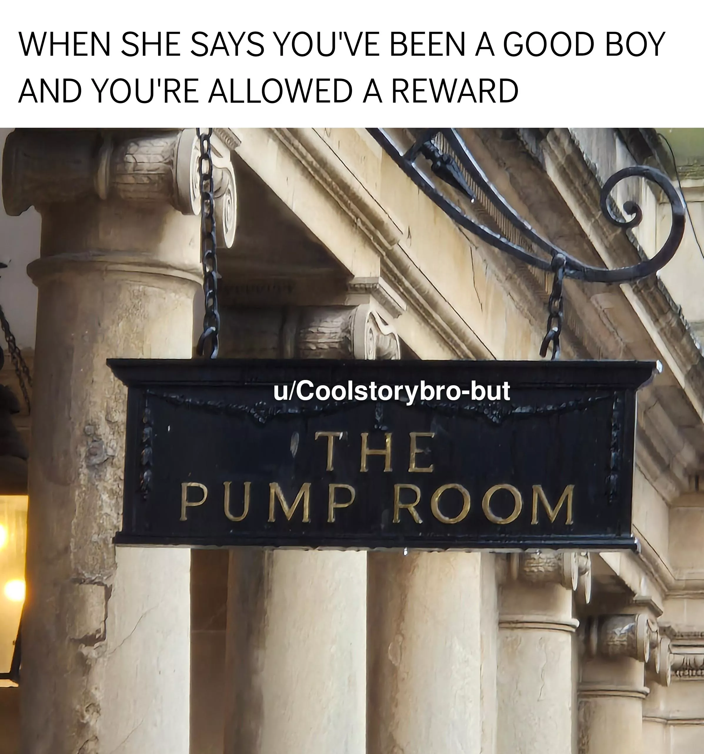 I was in Bath. I capitalised on this gem that's been in my head for a while