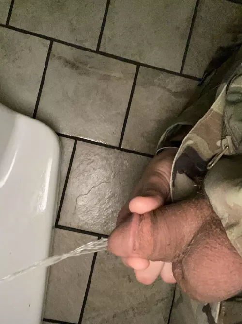 It’s called a tactical wee. 