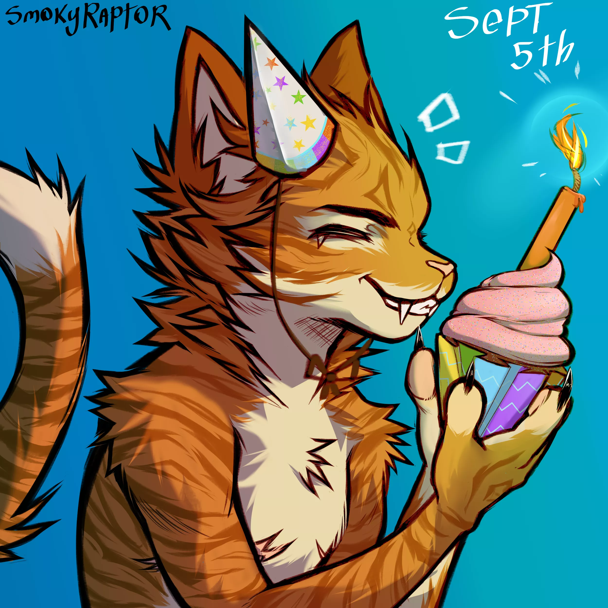 It's my birthday!! (art by me)