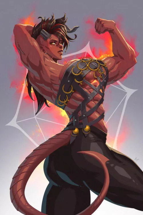 Karlach from Baldur's Gate 3 [@R62_art]