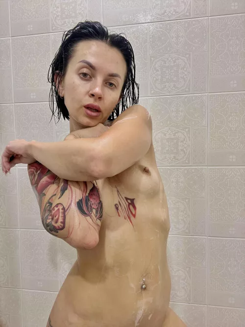 One boob wanted out to play