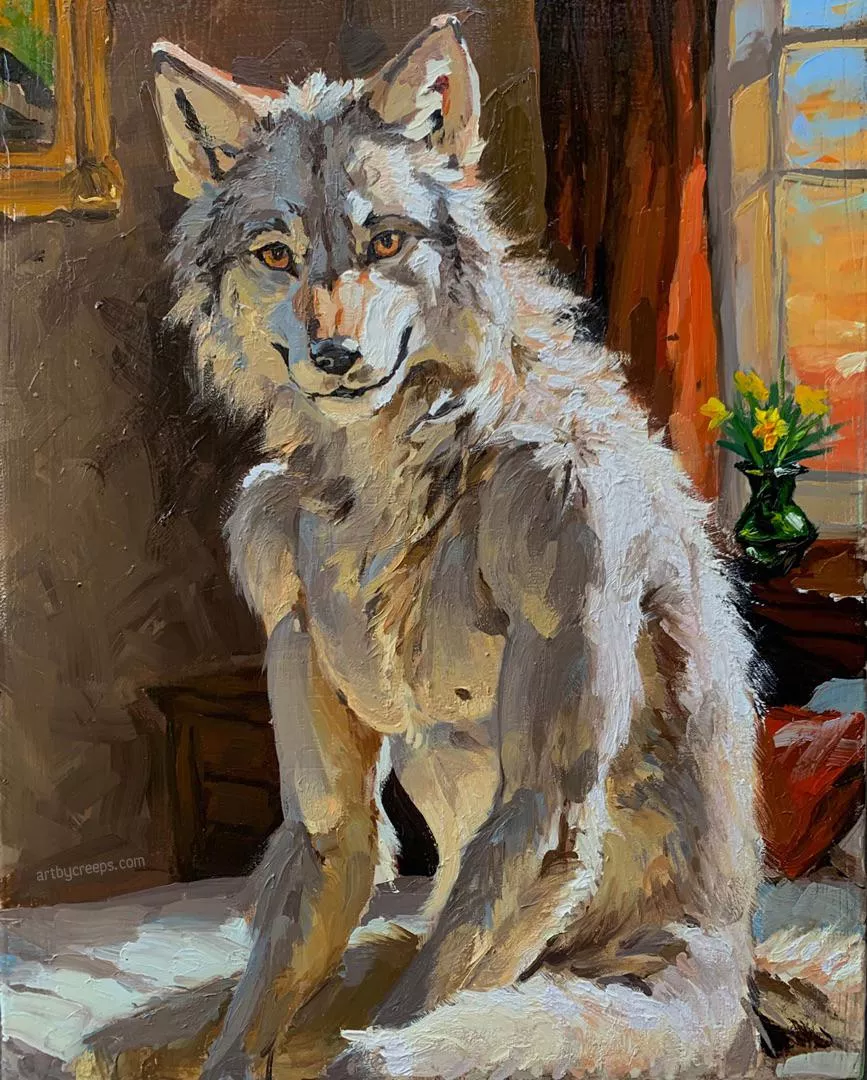 Sunkissed, oil painting by me!