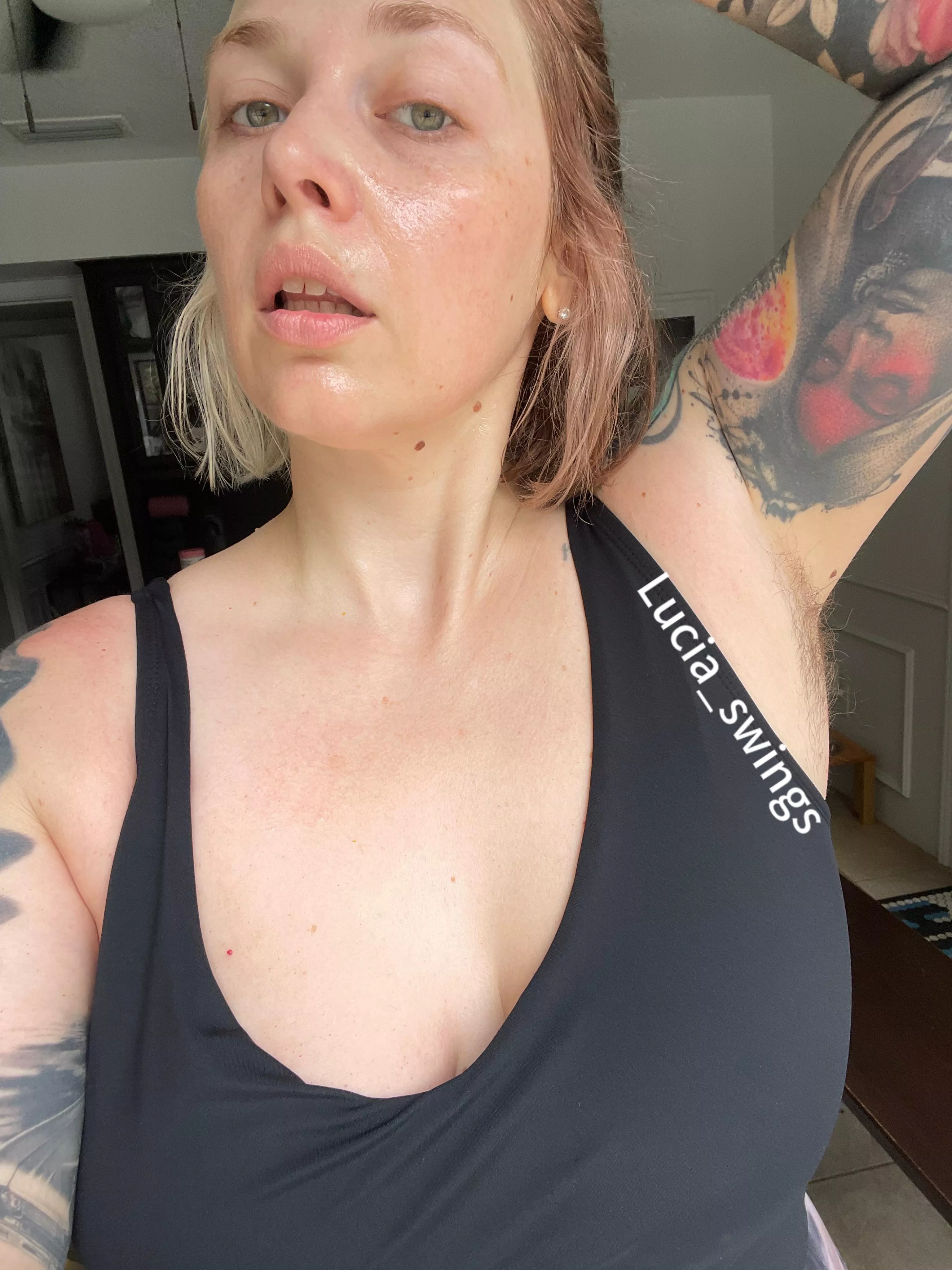Sweaty too much?