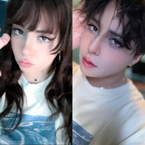 With our without wig <3