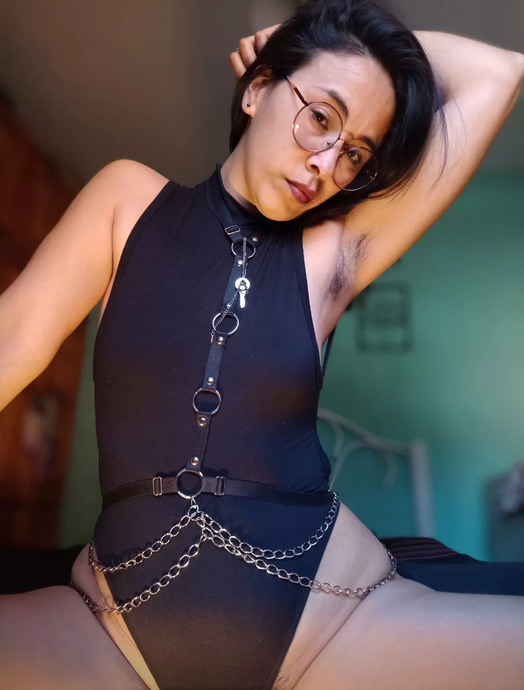 Worship me so much until I let you get close to my hairy armpits! 