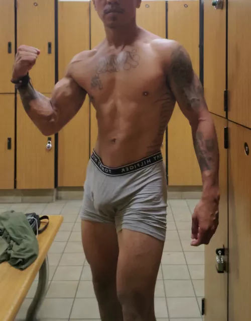 You can smell how intense that workout was