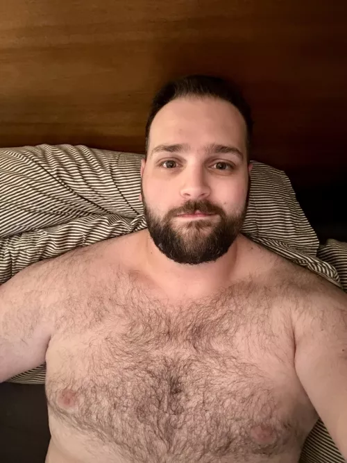 29 beefy hairy cub looking for pic trade, chat, and more. into all types of guys, but hairy dudes, verbal dudes, & face pics get my attention quickly. hit me up with age @nickel-oaken