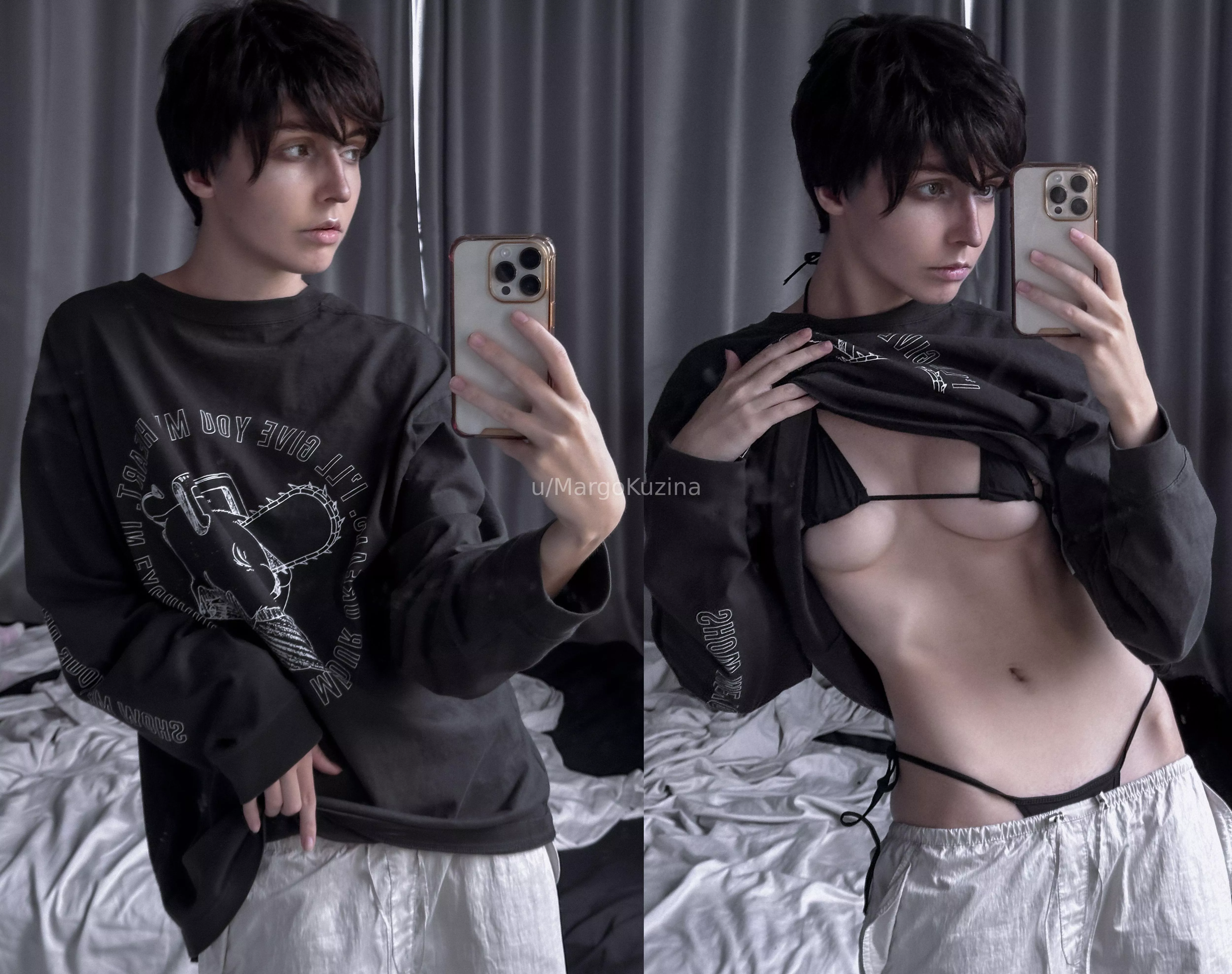 hiding surprises under my clothes