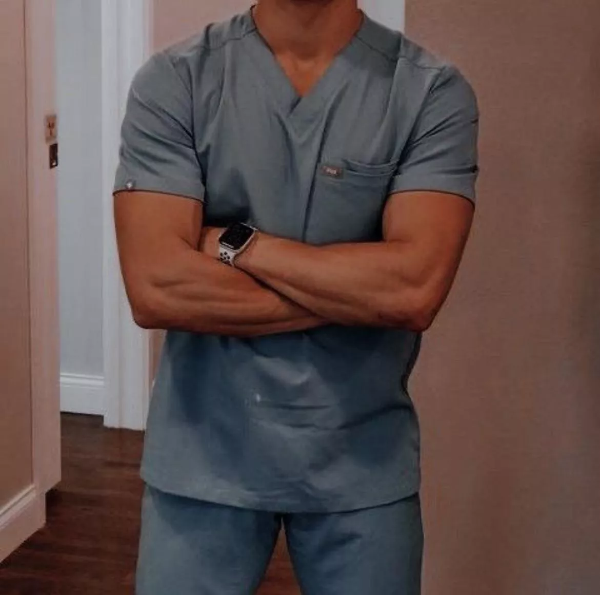 How about a dirty man in scrubs