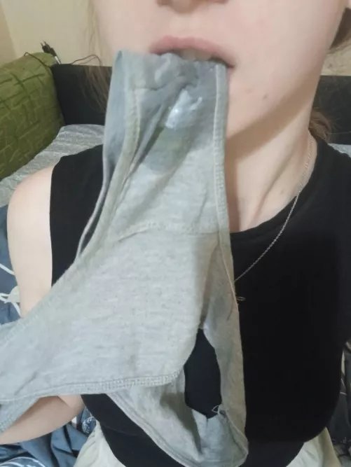 I love my cream panties