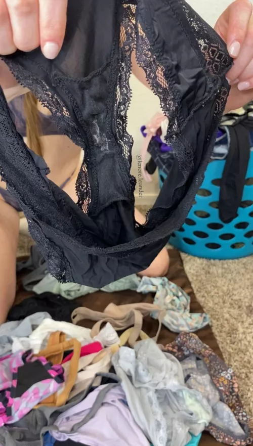 I love showing off all my creamy panties 