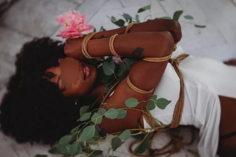 My happy place is when I’m bound up and free for your use 