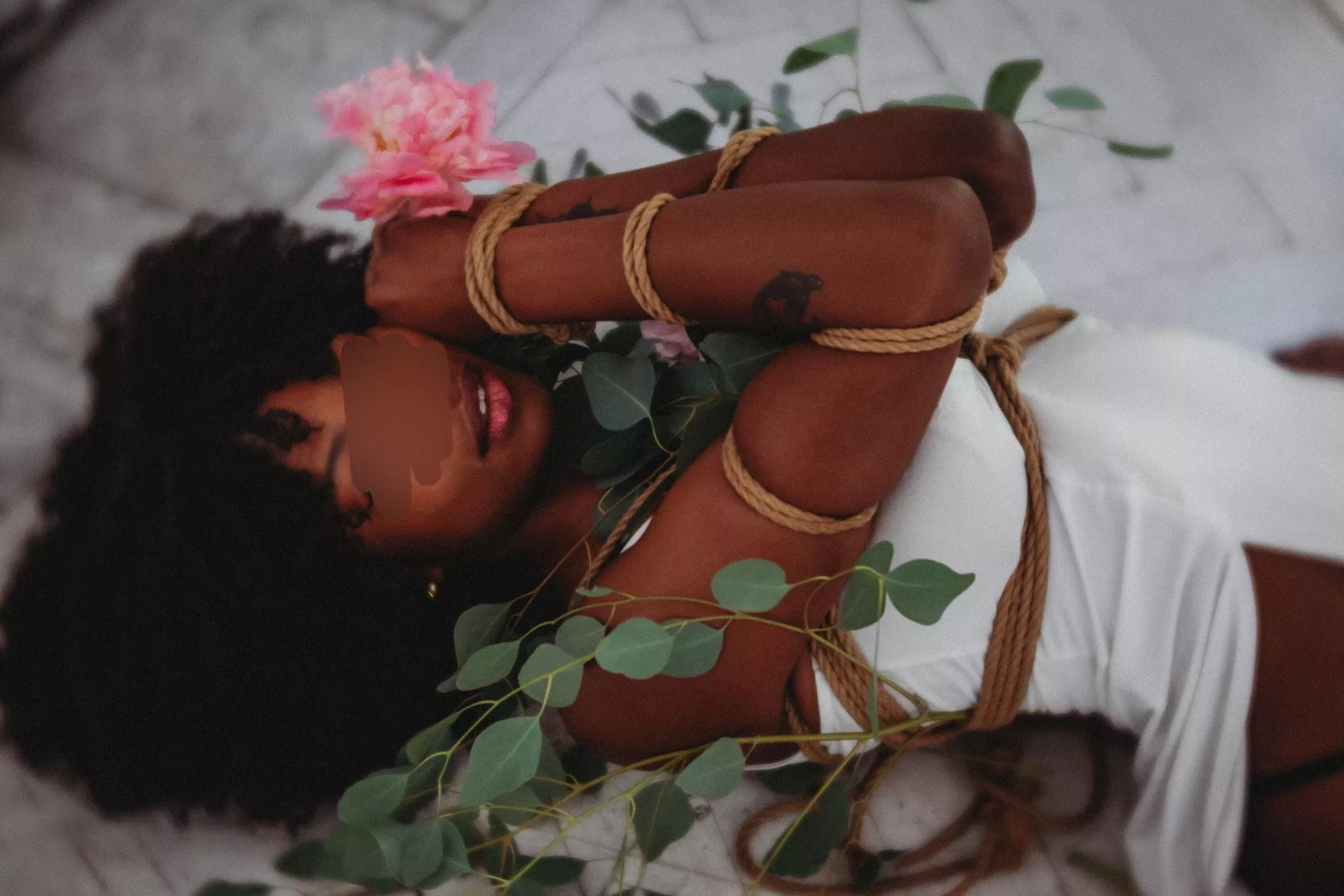 My happy place is when I’m bound up and free for your use 