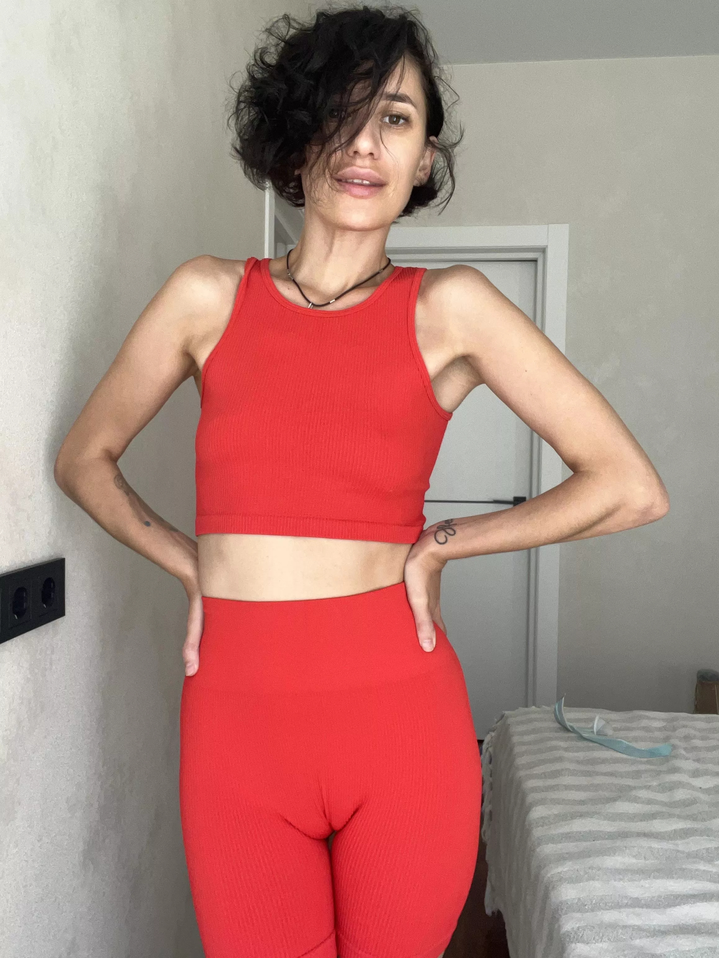 my red sports clothes