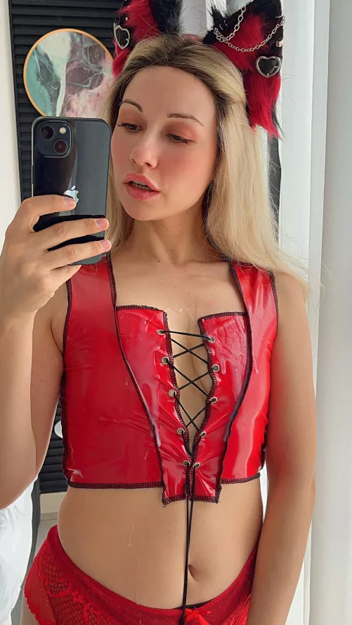 Playful kitty ready for affection